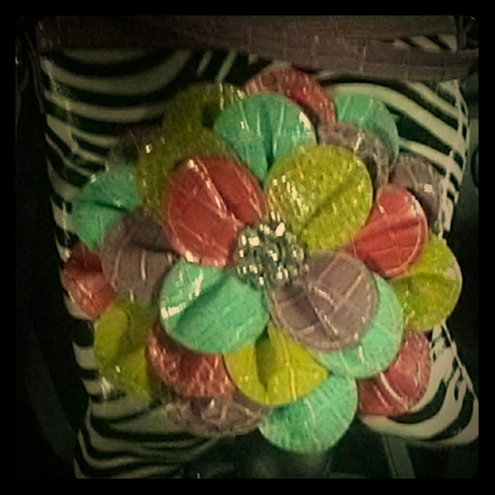 Zebra print vintage purse no brand.